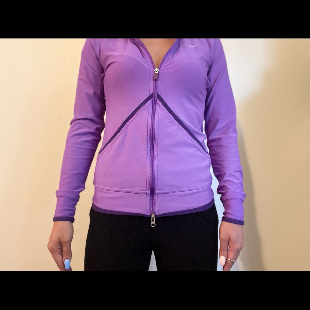 Nike workout zip up